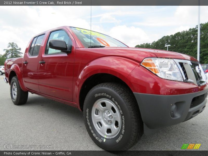 Red Brick / Steel 2012 Nissan Frontier S Crew Cab