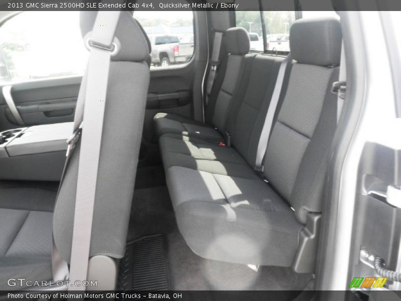 Quicksilver Metallic / Ebony 2013 GMC Sierra 2500HD SLE Extended Cab 4x4