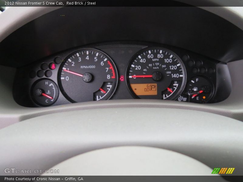 Red Brick / Steel 2012 Nissan Frontier S Crew Cab