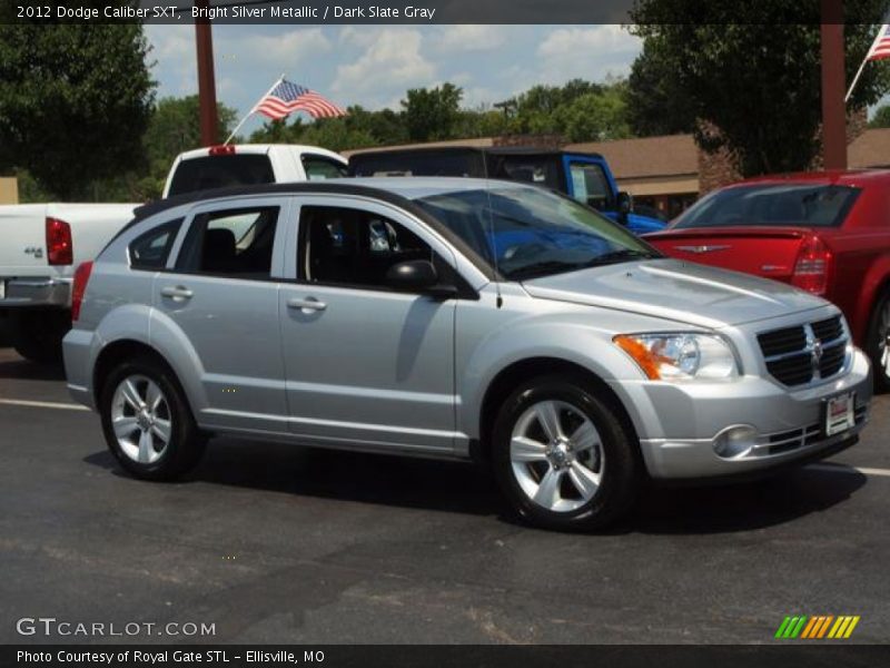 Bright Silver Metallic / Dark Slate Gray 2012 Dodge Caliber SXT