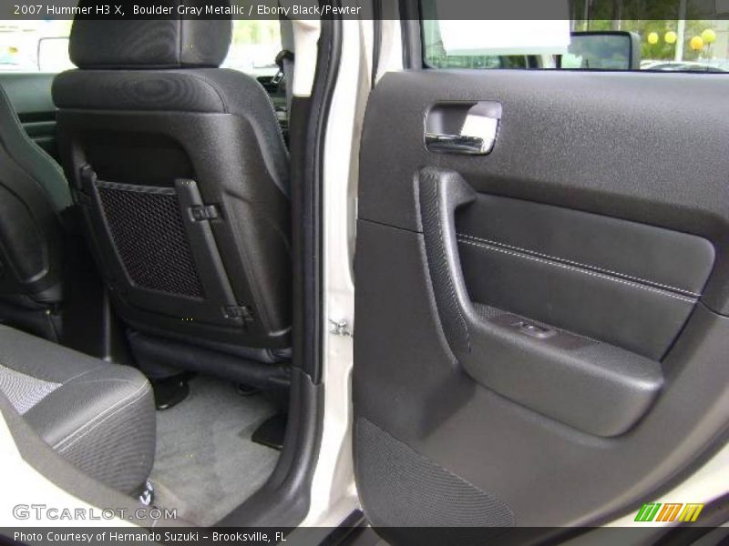 Boulder Gray Metallic / Ebony Black/Pewter 2007 Hummer H3 X