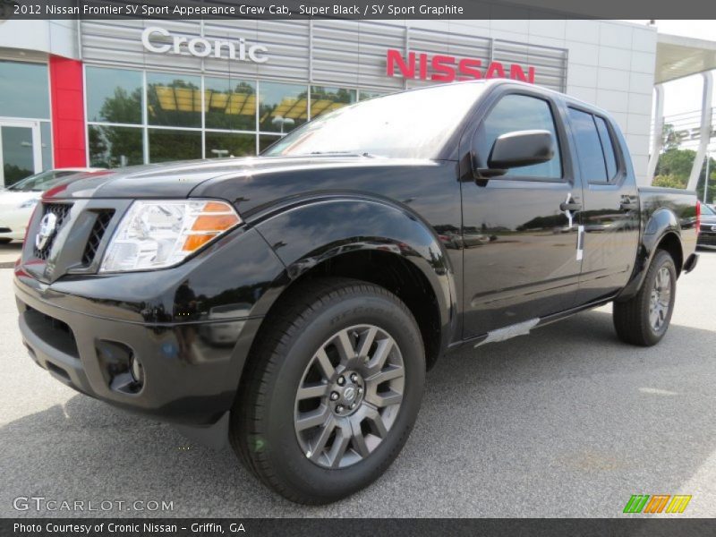 Super Black / SV Sport Graphite 2012 Nissan Frontier SV Sport Appearance Crew Cab