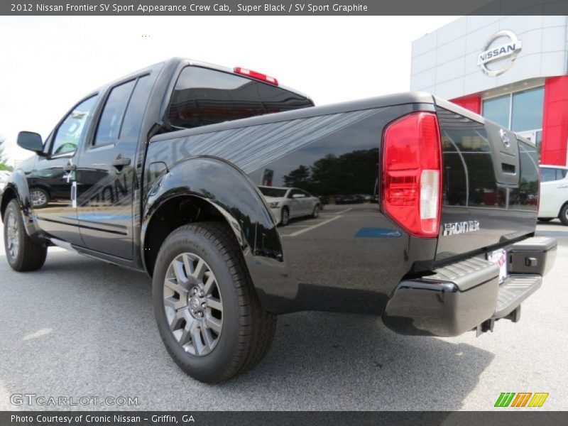 Super Black / SV Sport Graphite 2012 Nissan Frontier SV Sport Appearance Crew Cab