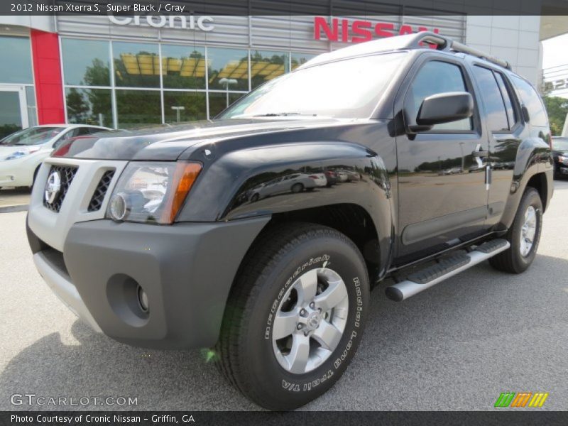 Super Black / Gray 2012 Nissan Xterra S