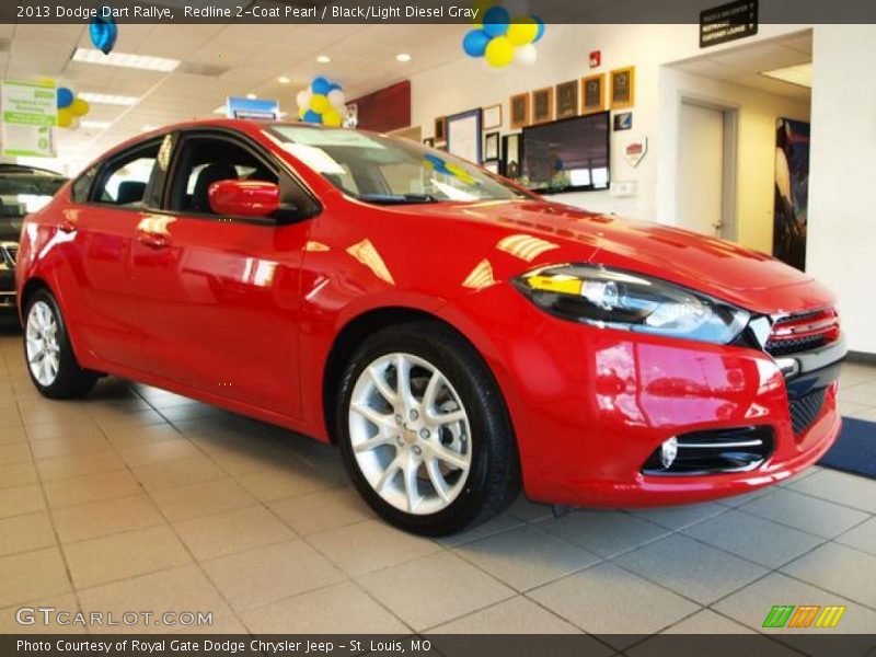 Front 3/4 View of 2013 Dart Rallye