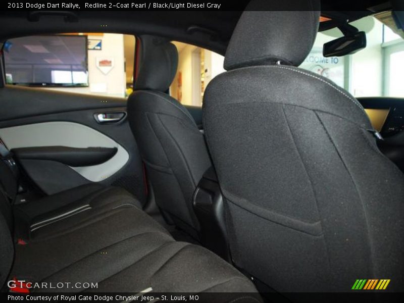 Redline 2-Coat Pearl / Black/Light Diesel Gray 2013 Dodge Dart Rallye