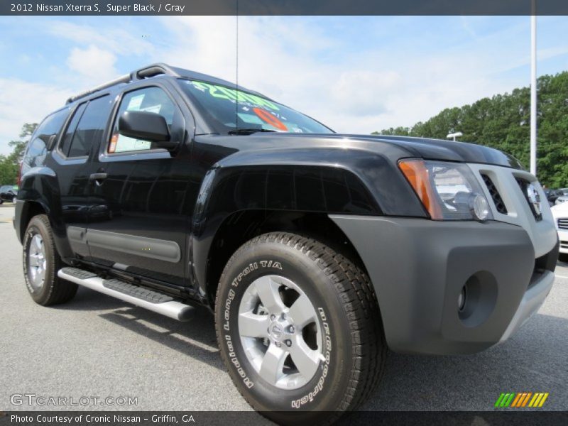 Super Black / Gray 2012 Nissan Xterra S