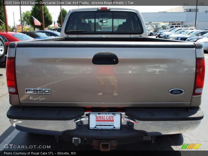 Arizona Beige Metallic / Tan 2005 Ford F350 Super Duty Lariat Crew Cab 4x4 Dually