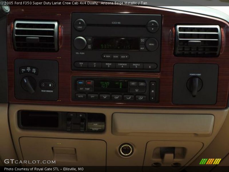 Arizona Beige Metallic / Tan 2005 Ford F350 Super Duty Lariat Crew Cab 4x4 Dually