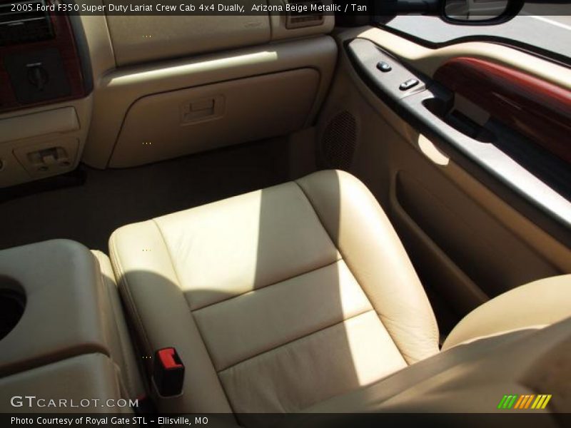 Arizona Beige Metallic / Tan 2005 Ford F350 Super Duty Lariat Crew Cab 4x4 Dually