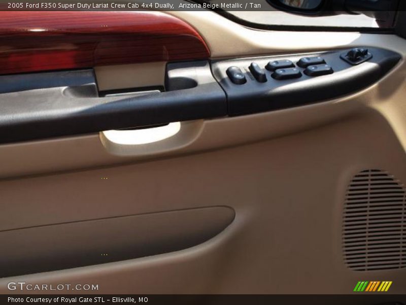 Arizona Beige Metallic / Tan 2005 Ford F350 Super Duty Lariat Crew Cab 4x4 Dually
