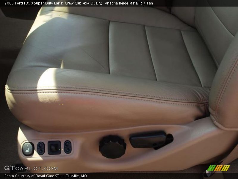 Arizona Beige Metallic / Tan 2005 Ford F350 Super Duty Lariat Crew Cab 4x4 Dually