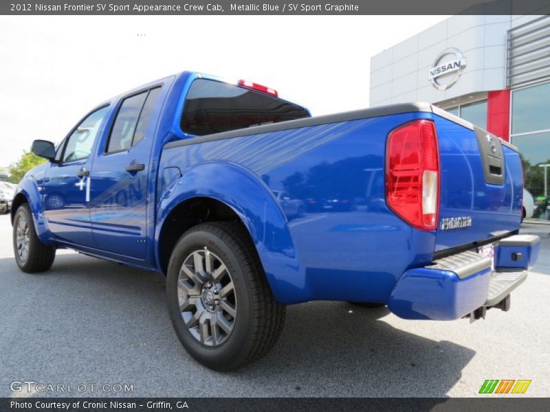 Metallic Blue / SV Sport Graphite 2012 Nissan Frontier SV Sport Appearance Crew Cab