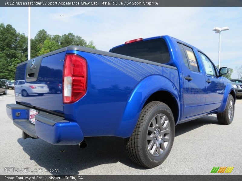 Metallic Blue / SV Sport Graphite 2012 Nissan Frontier SV Sport Appearance Crew Cab