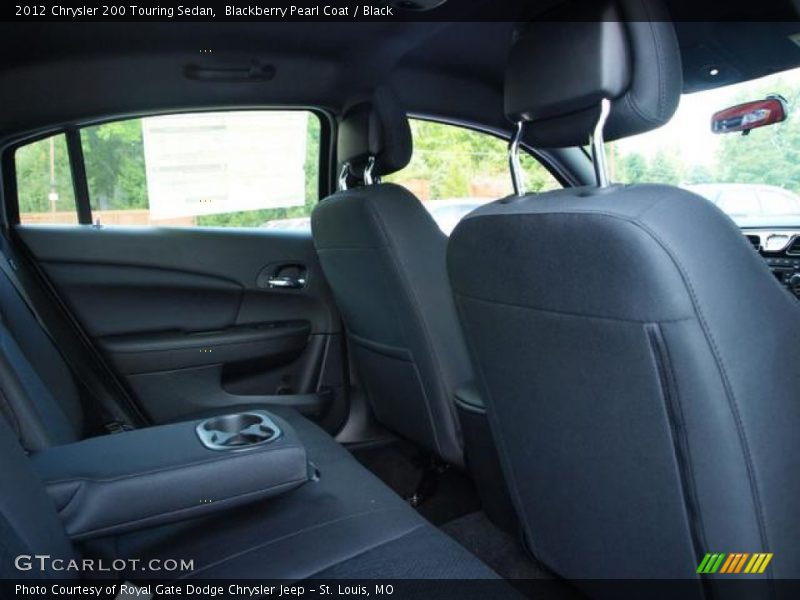 Blackberry Pearl Coat / Black 2012 Chrysler 200 Touring Sedan