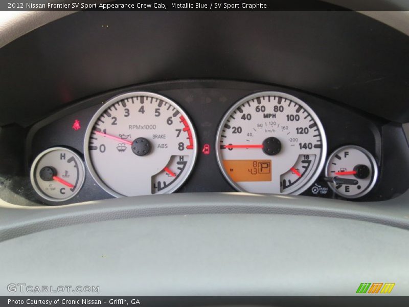 Metallic Blue / SV Sport Graphite 2012 Nissan Frontier SV Sport Appearance Crew Cab