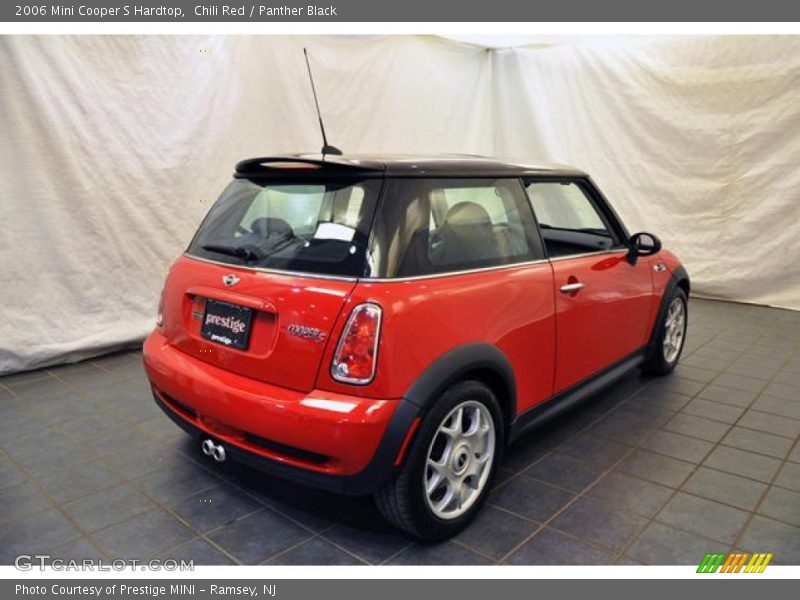 Chili Red / Panther Black 2006 Mini Cooper S Hardtop