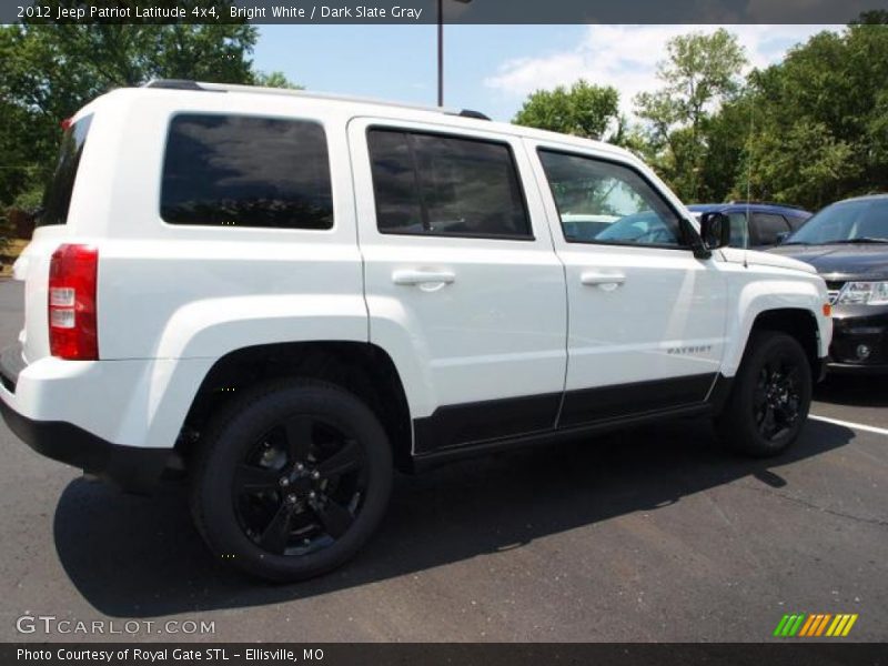 Bright White / Dark Slate Gray 2012 Jeep Patriot Latitude 4x4