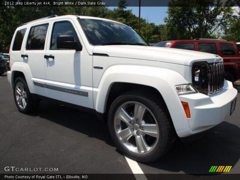 Bright White / Dark Slate Gray 2012 Jeep Liberty Jet 4x4