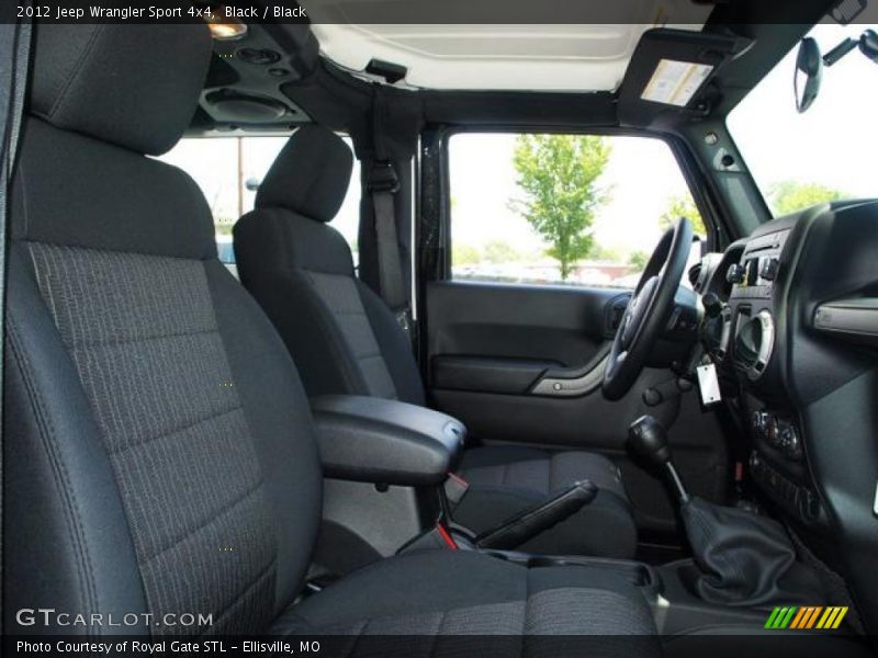 Black / Black 2012 Jeep Wrangler Sport 4x4