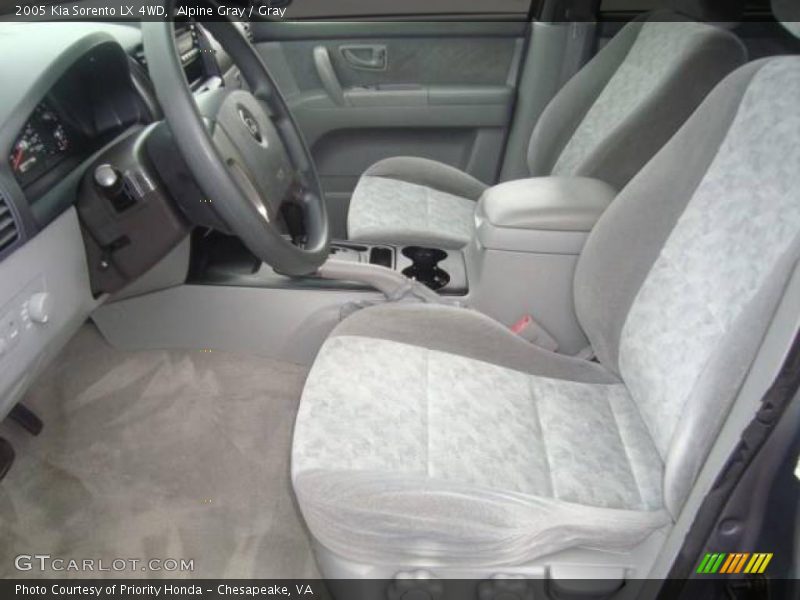 Alpine Gray / Gray 2005 Kia Sorento LX 4WD