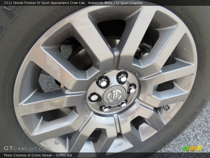 Avalanche White / SV Sport Graphite 2012 Nissan Frontier SV Sport Appearance Crew Cab