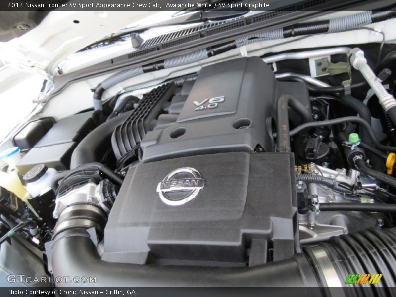 Avalanche White / SV Sport Graphite 2012 Nissan Frontier SV Sport Appearance Crew Cab