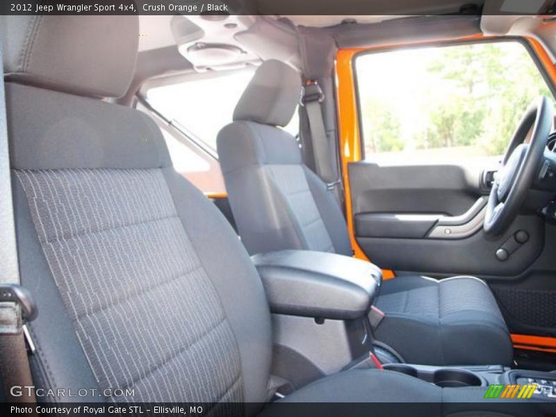 Crush Orange / Black 2012 Jeep Wrangler Sport 4x4