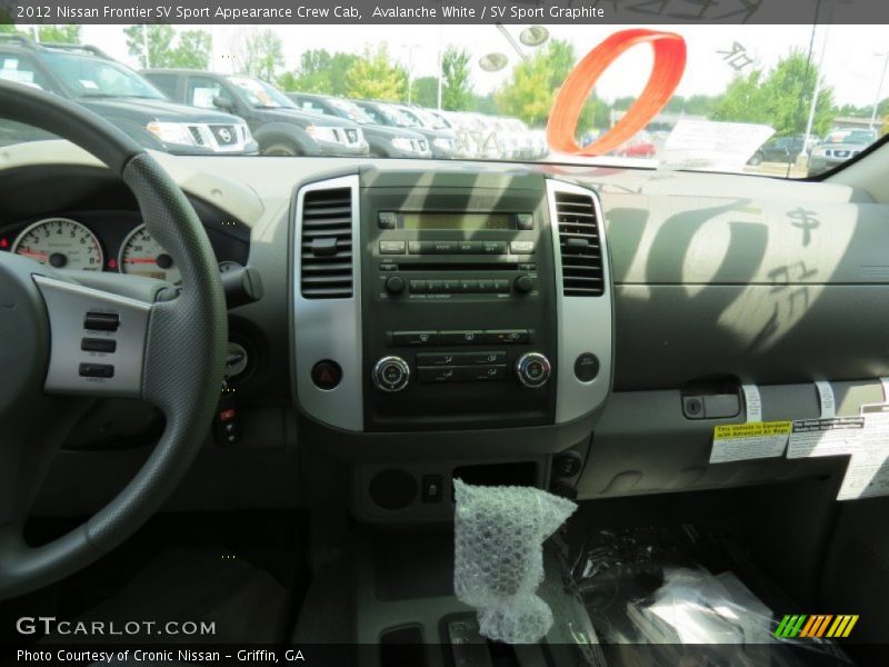Avalanche White / SV Sport Graphite 2012 Nissan Frontier SV Sport Appearance Crew Cab