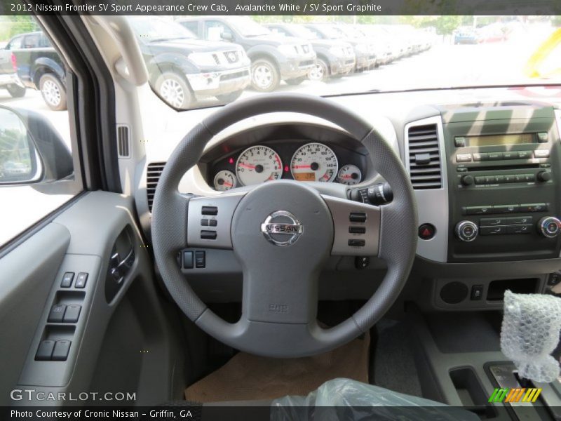 Avalanche White / SV Sport Graphite 2012 Nissan Frontier SV Sport Appearance Crew Cab