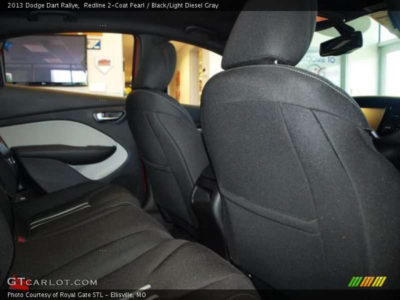 Redline 2-Coat Pearl / Black/Light Diesel Gray 2013 Dodge Dart Rallye