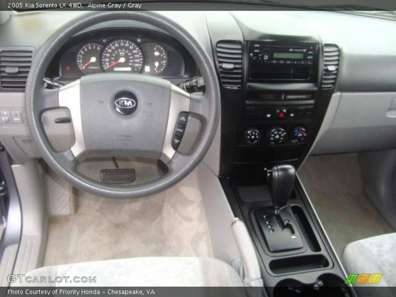 Alpine Gray / Gray 2005 Kia Sorento LX 4WD