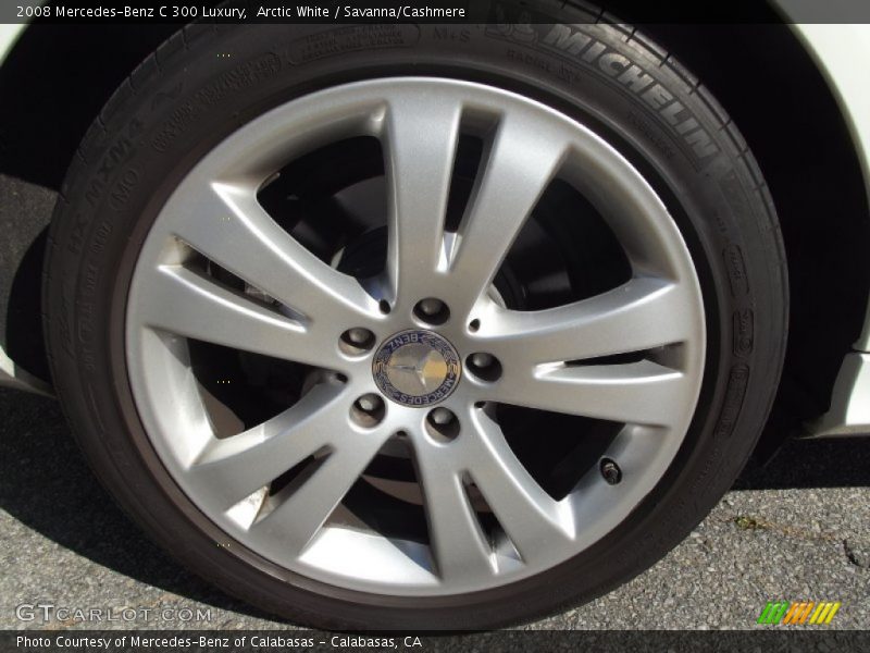 Arctic White / Savanna/Cashmere 2008 Mercedes-Benz C 300 Luxury
