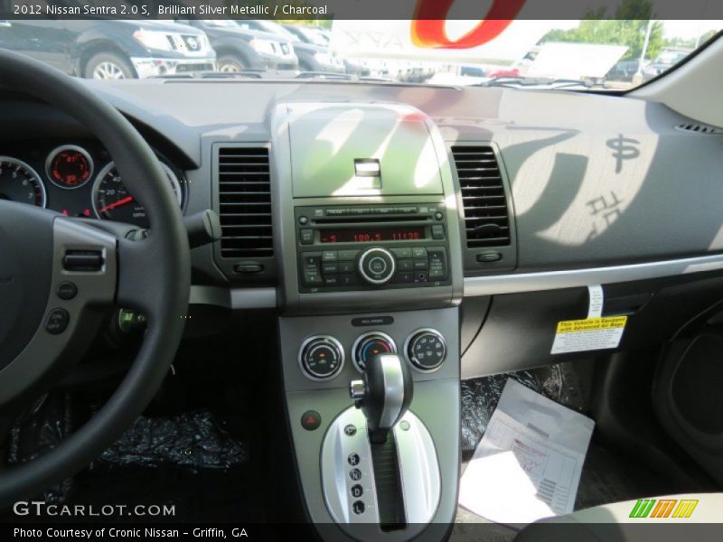 Brilliant Silver Metallic / Charcoal 2012 Nissan Sentra 2.0 S