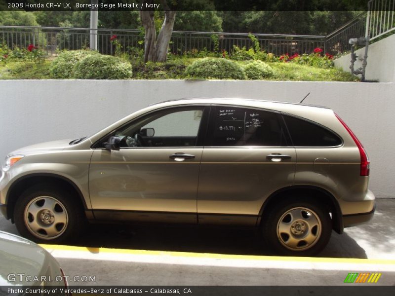 Borrego Beige Metallic / Ivory 2008 Honda CR-V LX