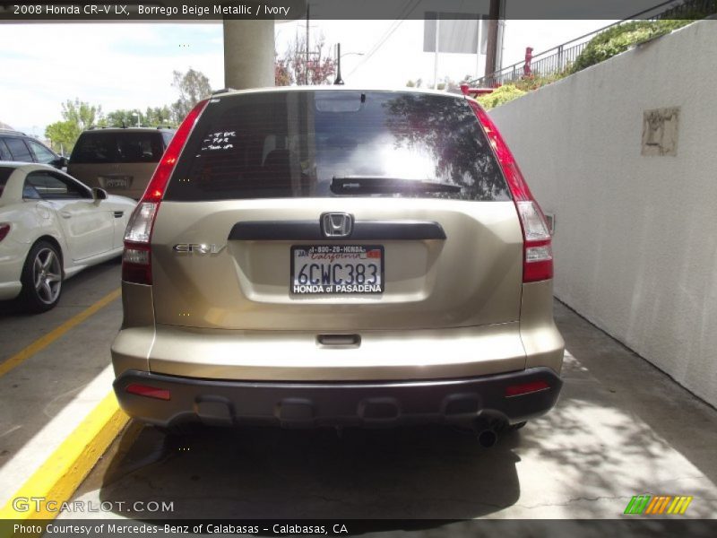 Borrego Beige Metallic / Ivory 2008 Honda CR-V LX