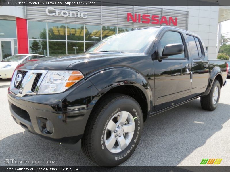 Super Black / Steel 2012 Nissan Frontier SV Crew Cab