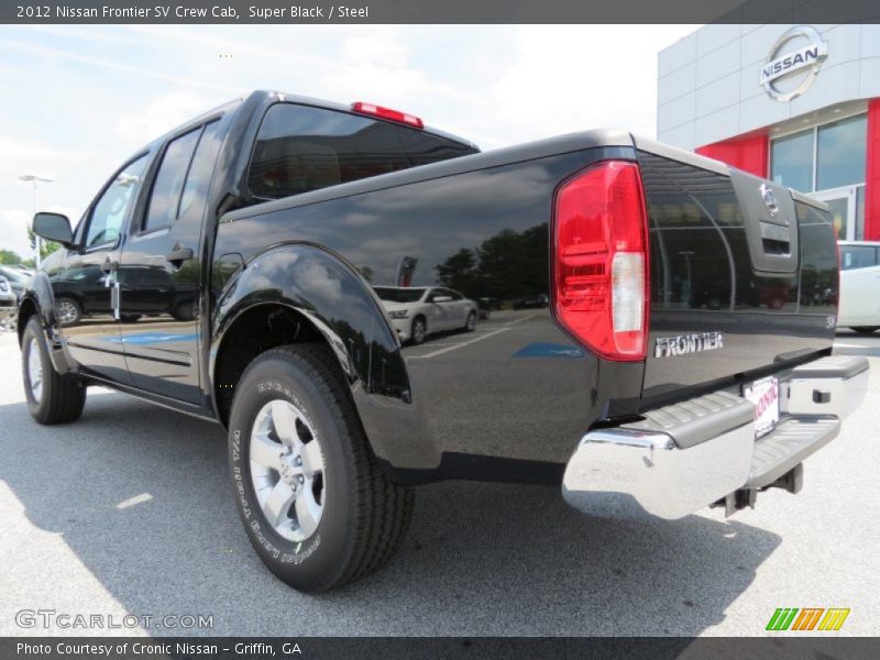 Super Black / Steel 2012 Nissan Frontier SV Crew Cab