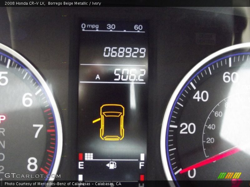 Borrego Beige Metallic / Ivory 2008 Honda CR-V LX