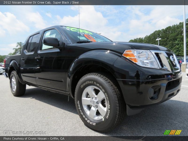 Super Black / Steel 2012 Nissan Frontier SV Crew Cab
