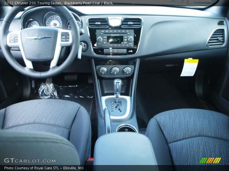 Blackberry Pearl Coat / Black 2012 Chrysler 200 Touring Sedan