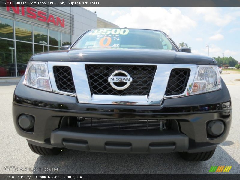 Super Black / Steel 2012 Nissan Frontier SV Crew Cab