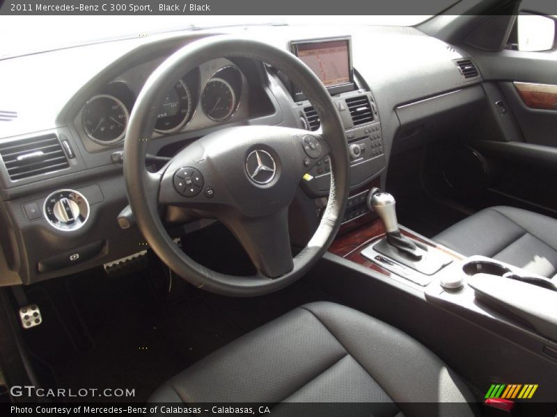 Black / Black 2011 Mercedes-Benz C 300 Sport