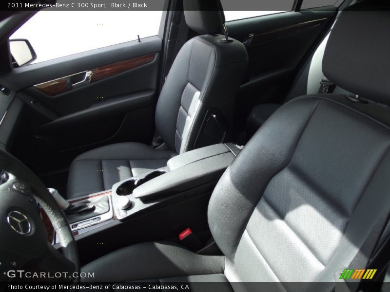 Black / Black 2011 Mercedes-Benz C 300 Sport