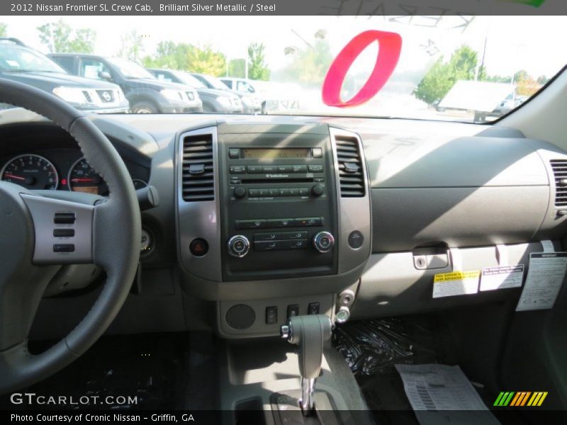 Brilliant Silver Metallic / Steel 2012 Nissan Frontier SL Crew Cab