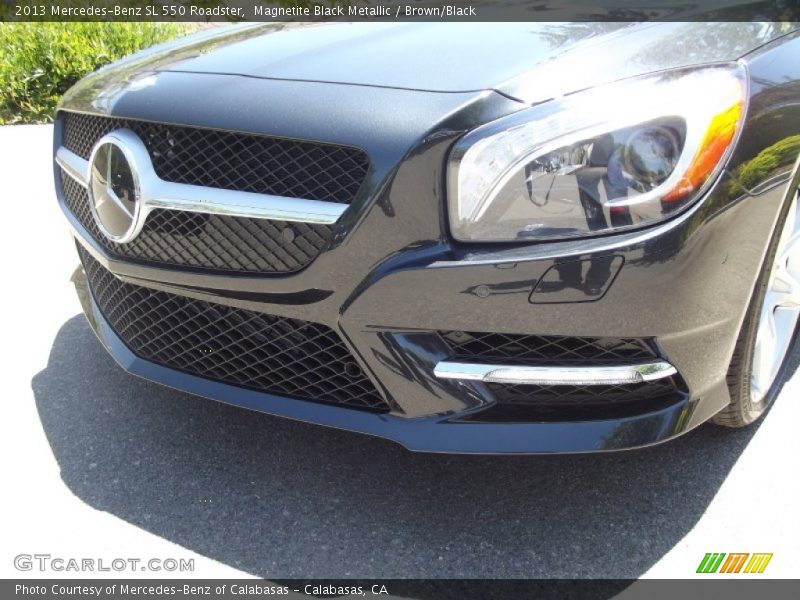 Magnetite Black Metallic / Brown/Black 2013 Mercedes-Benz SL 550 Roadster