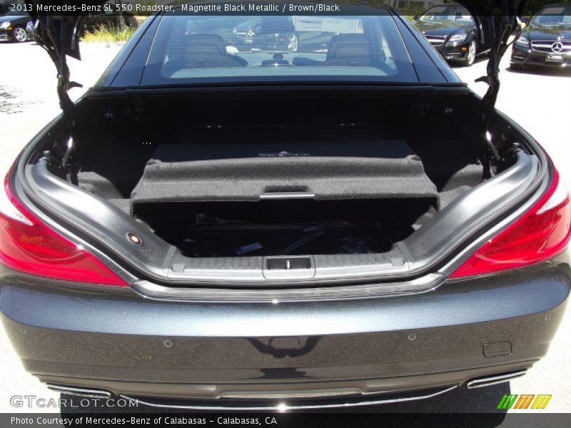 Magnetite Black Metallic / Brown/Black 2013 Mercedes-Benz SL 550 Roadster