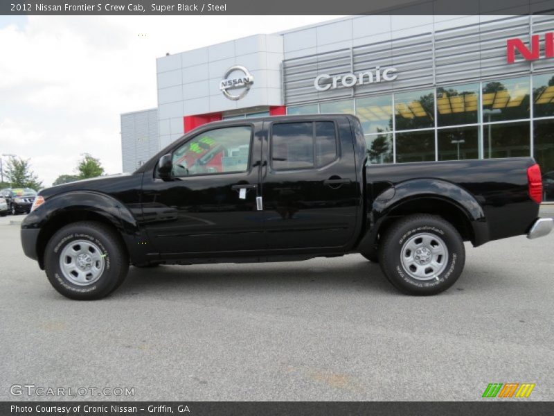 Super Black / Steel 2012 Nissan Frontier S Crew Cab