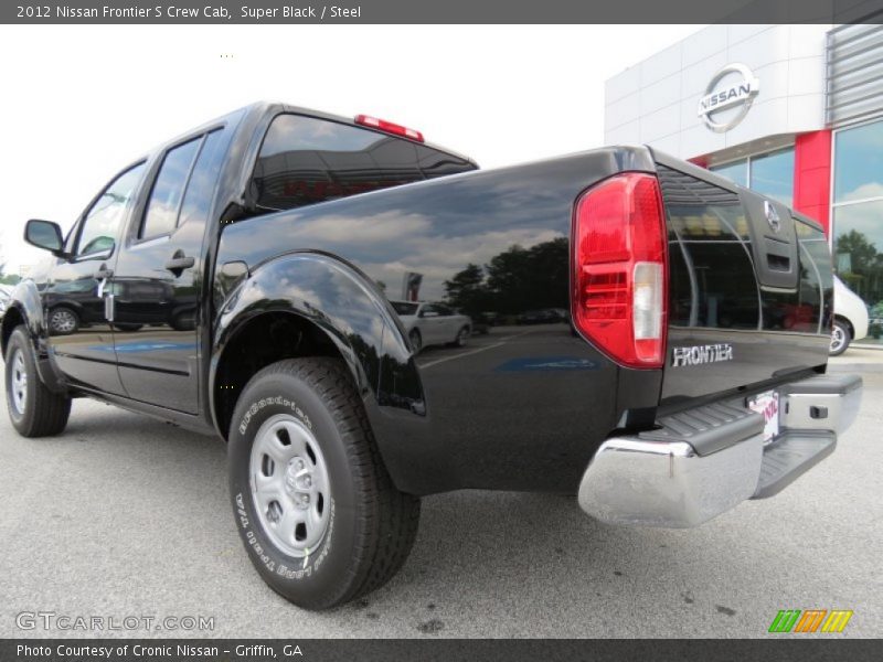 Super Black / Steel 2012 Nissan Frontier S Crew Cab