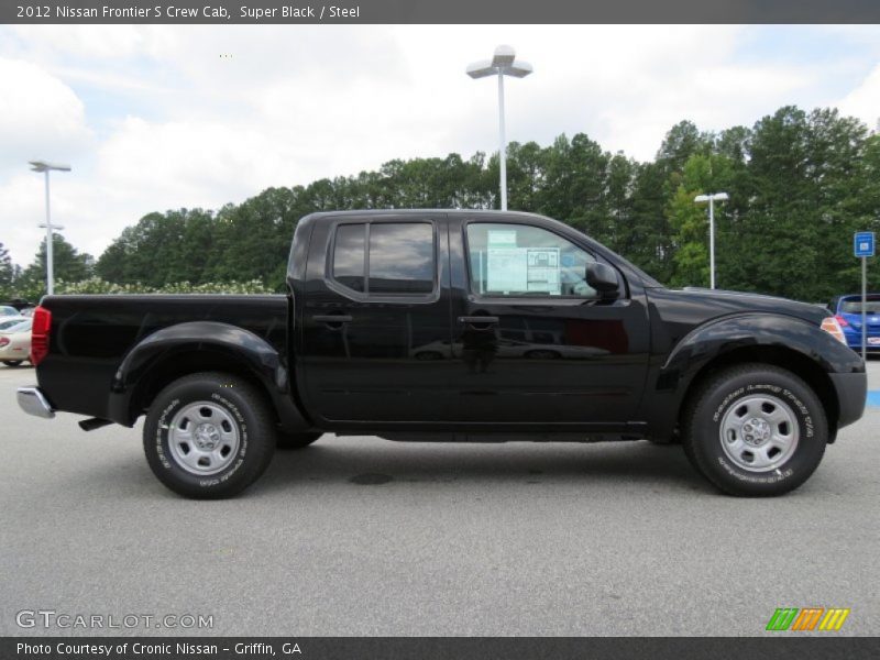 Super Black / Steel 2012 Nissan Frontier S Crew Cab